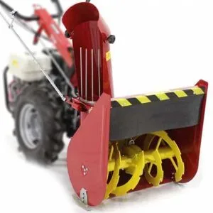 AgriEuro Premium Schneefräse DS - zweistufig - Fräse von 70 cm für Einachschlepper Mindestleistung 12 PS
