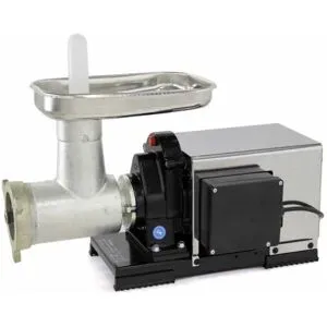 Fleischwolf Reber 9504 N INOX - N.32 - elektrischer Profi Induktionsmotor 1200W - Standard-Getriebemotor