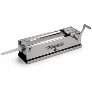 Reber 8971 N INOX - manueller Profi-Wurstfüller 8 Kg - 2 Geschwindigkeiten