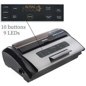 Royal Food RSV 3700 SUPER - Vakuumiergerät - Schweißleiste 35 cm