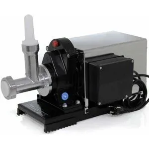 Nudelpresse Reber 9070NSP INOX - Professioneller elektrischer Induktionsmotor 1200W - Getriebemotor mit Stahlzahnrädern