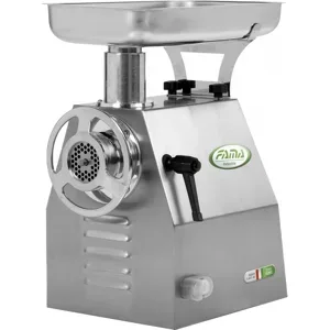 Fama Industrie FAMA TI22R - Elektrischer Fleischwolf  - Gehäuse und Schneideeinheit aus Edelstahl - 230 V
