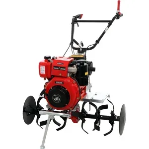 Motorhacke Diesse DS94 mit Vulcan Dieselmotor und 7 PS - Fräse 95 cm