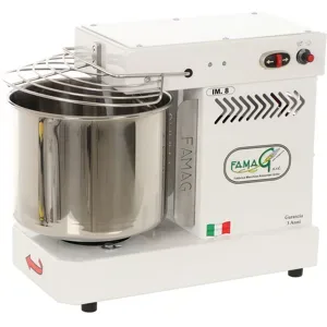 Spiralkneter Famag Grilletta IM 8- 10 Geschwindigkeiten - Hohe Hydration - Schüsselinhalt 8 kg /11.5 l
