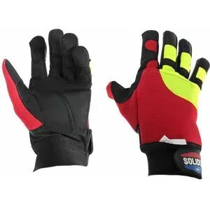 Schnittfeste Schutzhandschuhe für Motorsäge Solidur Forest - Größe M (Kleidergröße 9)