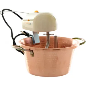 LAR Casalinghi LAR Polentamatic -  Elektrischer Kupfer-Rührtopf für Polenta mit flachem Boden - 3.5L - max. 8W