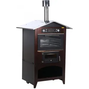 Holzbackofen für draußen Sedicinoni 80C Rossofuoco Country