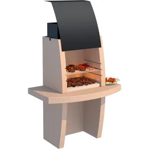 Linea VZ Formentera - Grillkamin für Brennholz/Holzkohle