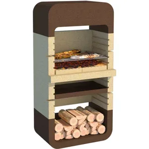 Linea VZ Monopoli - Grillkamin für Brennholz/Holzkohle