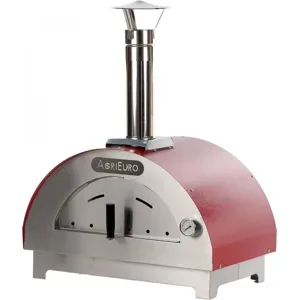 AgriEuro Premium AgriEuro Quattro Stagioni - Pizza Holzbackofen für den Außenbereich - 1 Pizza