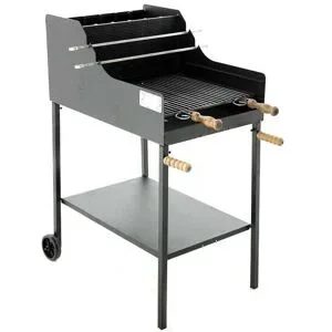 Cruccolini Fuocone - Holzgrill mit Grillrost - 50 x 50 cm - aus schwerem Stahl