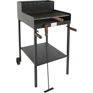 Cruccolini Fuocone Oliveto - Handgefertigter Eisen-Holzkohlegrill für Holz und Kohle