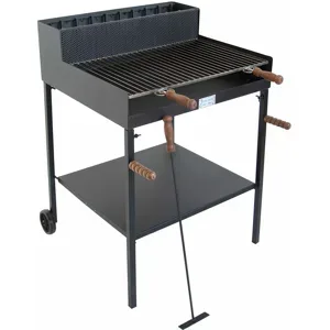 Cruccolini Fuocone Oliveto Maxi - Handgefertigter Grill aus Eisen für Holz und Kohle