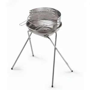 Ompagrill 485 Pro Inox  Holzkohlegrill