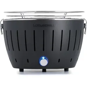 LotusGrill LG G28 U  Tragbarer Mini-Holzkohlegrill für den Außenbereich  Anthrazitfarbenes Außengehäuse