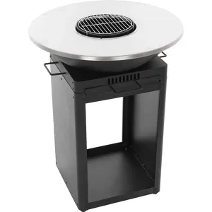 Royal Food FOL-4100 - Holz- und Holzkohlegrill  Grillrost und Grillplatte aus Edelstahl