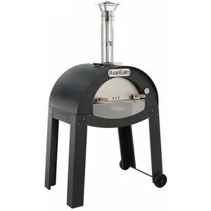 AgriEuro Premium AgriEuro Mini Cibus - Holzbackofen für draußen - 70x50 - Backfähigkeit: 2 Pizzas