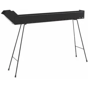 Cruccolini BA15 - Lammspieße-Kohlegrill aus Schmiedeeisen 100 cm - Kochfläche 100 x 11 cm