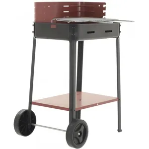 Mille Flavia c/r 45 - Handgefertigter Eisen-Holzkohlegrill - 45,5x29,5cm