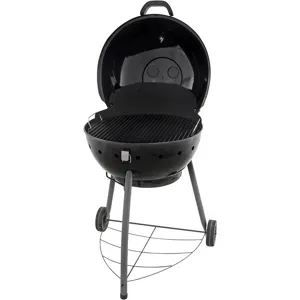Char-Broil Kettleman - Holzkohlegrill aus porzellanemailliertem Stahl - Durchmesser der Grillfläche 56 cm