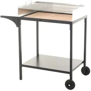 Famur BK7 Prime - Holzkohlegrill - Edelstahlgitter 70x47 cm