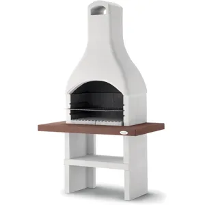 Palazzetti Oslo 2 - Grillkamin aus Beton - Grillrost 68x40 cm