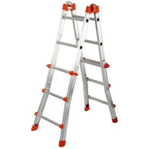 Gierre Peppina AL010DS - 2x6 Stufen, 2,71 m - Teleskopleiter aus Aluminium