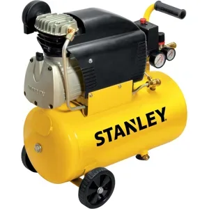 Stanley D210/8/24 - Elektrischer Kompressor mit Wagen - Motor 2 PS - 24 Lt