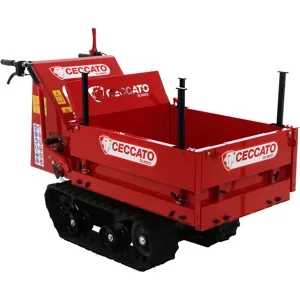 Ceccato Olindo Raupendumper CECCATO CINGOLONE - Auziehbarer Kasten - Tragfähigkeit 350 kg