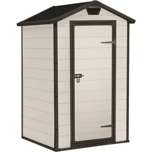 Keter Manor beige - Gartenhaus Schuppen - 129x103x196 cm