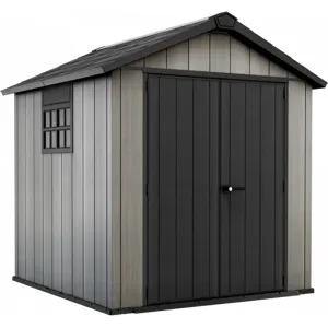 Keter Oakland 757- Gartenhaus - mit Doppeltür und Fenster - 229x223.5x242 cm