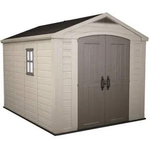 Keter Factor beige - Gartenhaus - mit Seitenfenster - 256.5x331.5x243 cm
