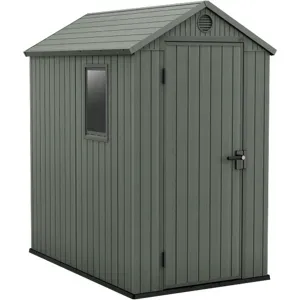 Keter Darwin grün - Gartenhaus - mit Seitenfenster - 125.8x184.5x205 cm