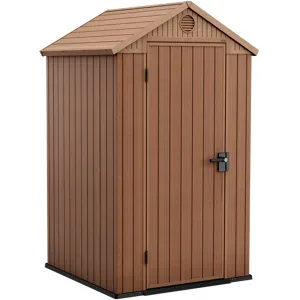 Keter Darwin braun - Gartenhaus Schuppen - 123.8x117x205 cm