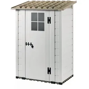 Garofalo Tuscany Evo 100 - Gerätehaus - Mit Fenster und einflügeliger Tür - 122.5x82.5x201 cm