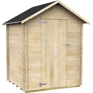 Alce Marcella 146x130  Gerätehaus aus Holz  Mit Satteldach  146x130x185 cm