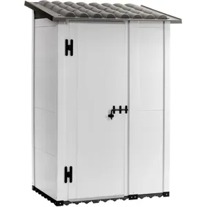 Garofalo Urban 100  Gerätehaus  Mit versetzter Tür  122,5 x 82,5 x 201 cm