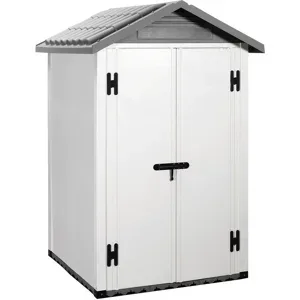 Garofalo Urban 120  Gerätehaus  Mit Doppeltür  122,5 x 122,5 x 214 cm