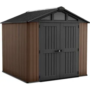 Keter Stronghold 8X8 - Gerätehaus - mit Doppeltür - 252x231x241 cm