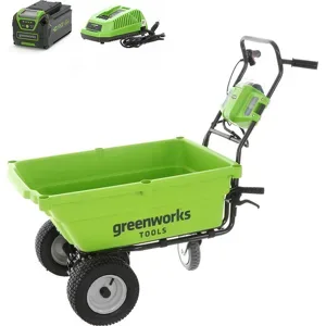 Greenworks G40GC Garden Cart - Akku Schubkarre 1 Akku 4Ah/40V