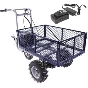 Akku Schubkarre auf Räder BullMach Helios 230 O mit 2 Akkus 48V 2Ah