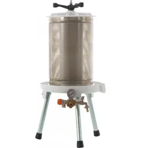 Enotecnica Pillan Misurina - Hydropresse für Obst 20 L - Behälter aus Edelstahl
