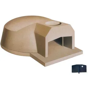 Linea VZ F2 - Einbau-Holzbackofen mit Backraum Ø 107 cm - Backkapazität 5 Pizzas