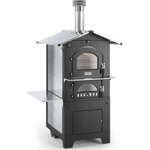 Fontana Forni Fontana Gusto - Holzbackofen für den Außenbereich 100X65 cm - Digitales Display