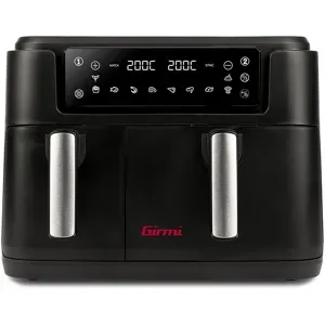 Girmi FG26 Ecofrit Bis -Heißluftfritteuse mit Doppelkorb und digitaler Anzeige 9 L