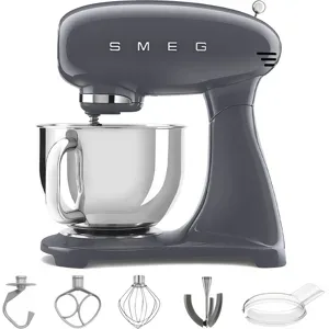 SMEG Full Color Schiefergrau - Küchenmaschine - Schüssel 4,8 Liter