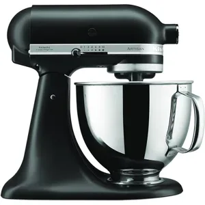 KitchenAid Artisan 5KSM125-EBM Matt Schwarz  Küchenmaschine mit kippbarem Kopf