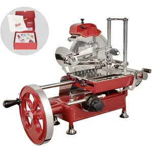Berkel B2 Rossa  Aufschnittmaschine mit Schwungrad  265 mm Klinge aus verchromtem Stahl