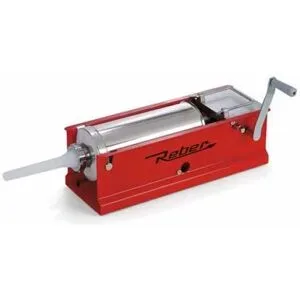 Reber 8950 N Rot - manueller Wurstfüller 5 Kg - 2 Geschwindigkeiten