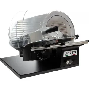 Aufschnittmaschine Seven Italy PS 275 PRO BLACK - 275 mm Klinge - inklusive Schärfgerät
